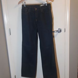 Gap dark wash straight leg jeans